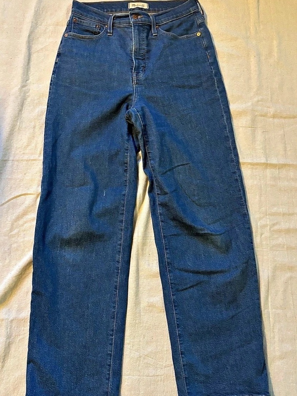 Madewell The Perfect Vintage Wide-Leg Jean Wide-Leg Jeans in Blue Waist 28
